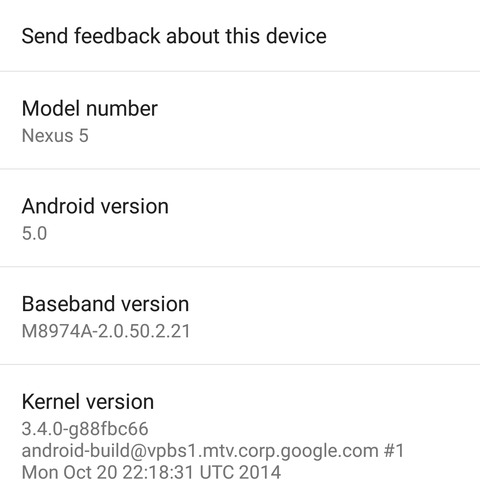 Android 5  Android 5