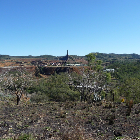 View from Arthur Timms Lookout over the mine View from Arthur Timms Lookout over the mine