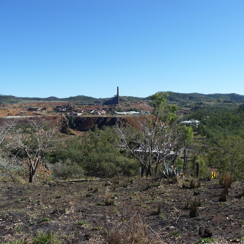 View from Arthur Timms Lookout over the mine View from Arthur Timms Lookout over the mine