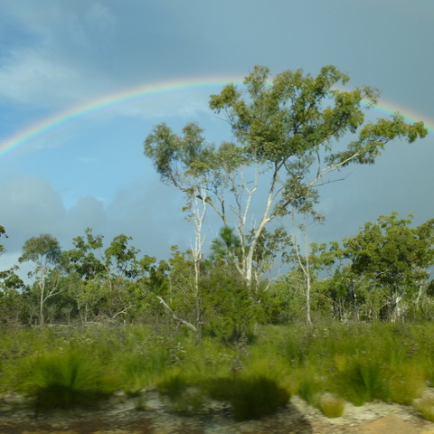 Rainbow on my way to Rainbow Beach Rainbow on my way to Rainbow Beach