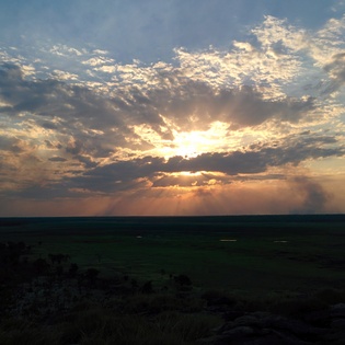 Sunset over Kakadu National Park Sunset over Kakadu National Park