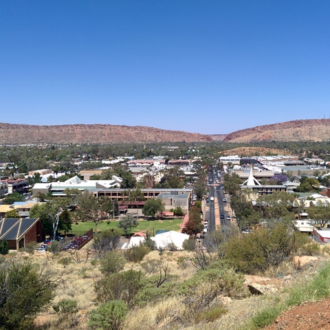View over Alice Springs from ANZAC Hill View over Alice Springs from ANZAC Hill