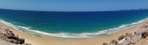 Rainbow beach from the sand blow Rainbow beach from the sand blow