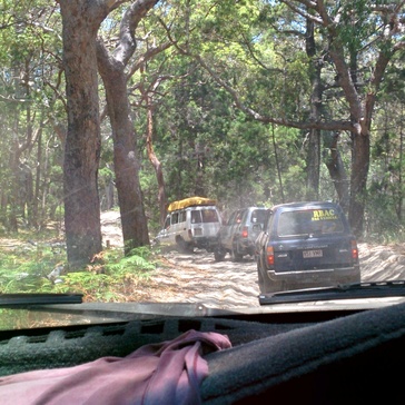 On the way to Lake McKenzie On the way to Lake McKenzie