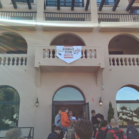 DjangoCon Europe 2014 -- Hotel entrance DjangoCon Europe 2014 -- Hotel entrance