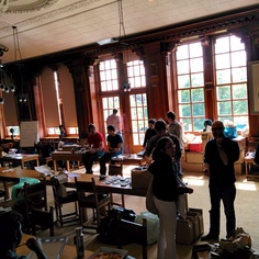 Cardiff University registration room Cardiff University registration room