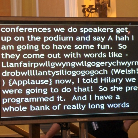 Live speech-to-text monitor Live speech-to-text monitor