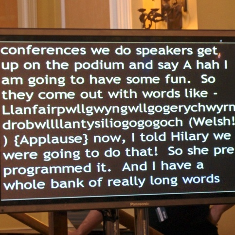 Live speech-to-text monitor Live speech-to-text monitor